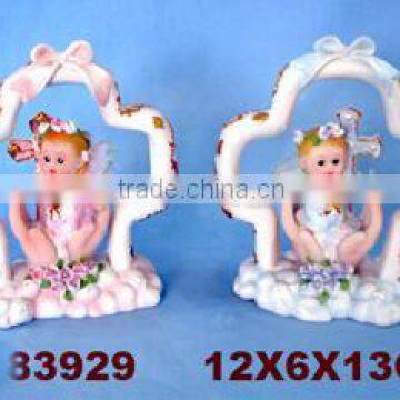 polyresin praying child decoraton