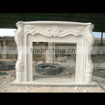 New Design Stone Fireworks Made of Pure White Marble Stone for Carving