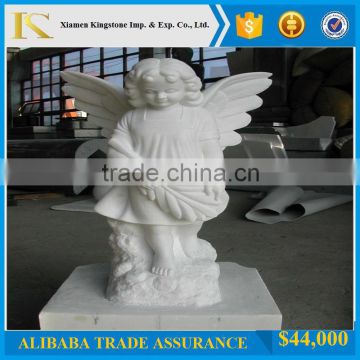 Hot Sale White Marble Angel Statue KSFS016