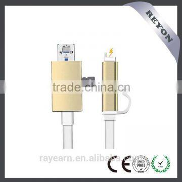 REYON new arrival smart cable. the world's best multi-functional phone USB charging &data cable for Iphone,xiaomi,samsung