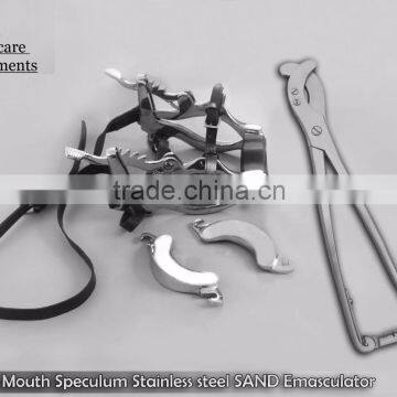 Horse Mouth Speculum Stainless steel Emasculator