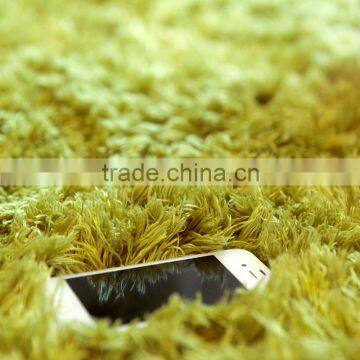 2016 Cheap Wholesales Best Prices Green Large Microfiber Polyester Shaggy Plush Area Carpet Rugs With Anti Slip Backing for Home photo-4