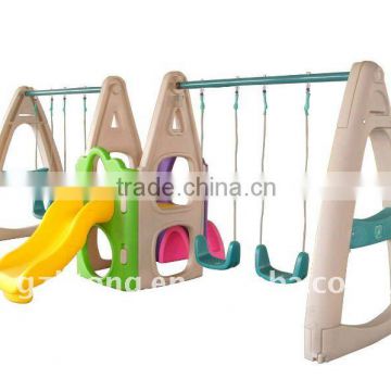 Garden Games Triple Swing & Slide Set