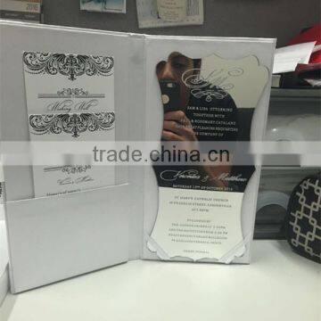 Thailand Style White Luxury Silk Invitation Box With Beautiful Brooch Quality Choice photo-2