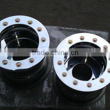 Side-by-side Parts 10X8 inch Beadlock Aluminum ATV Rims
