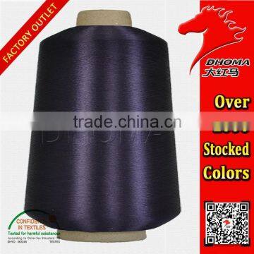 Polyester Low-elastic Bright Yarn 100D/1 with twist