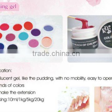 professional Nail Beauty Pudding Clear UV Gel for nail art