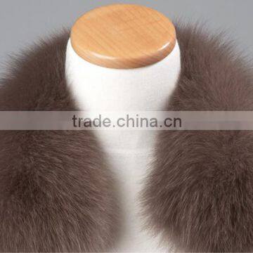 2016 hot sale big real fox fur collar for garment