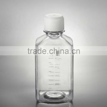 PET Square Media Bottles 500ml