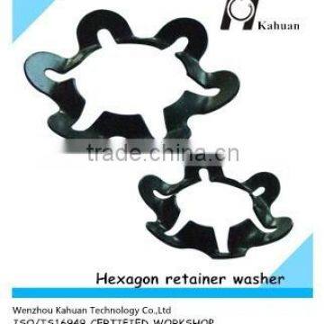 External tooth bearing spring washer