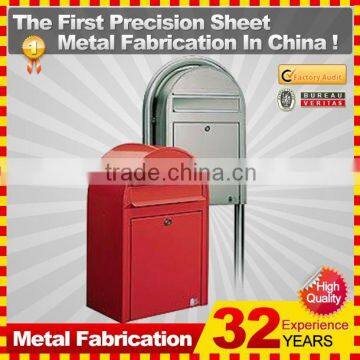 Kindle waterproof outdoor custom metal Steel American sculpture mailboxes