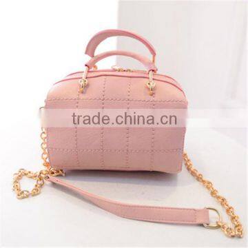 Europe Luxury Ladies PU Tote Bags With Metal Shoulder Strap