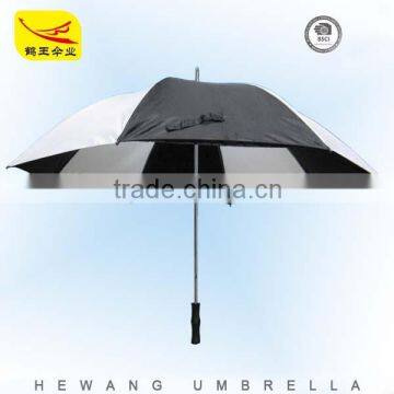 china straight golf umbrella black with different logo