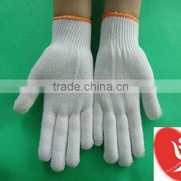 Construction cotton knitted working glove