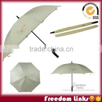 White Custom Print Umbrella With Cover