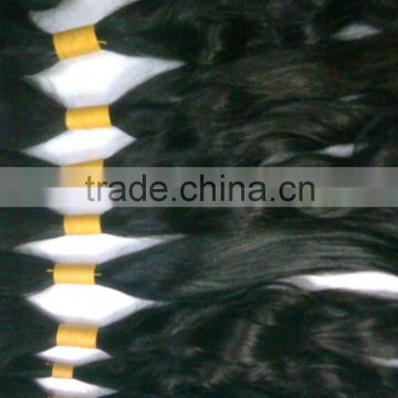 Reusable Wash Russian  Hair Weave In Cuticle Virgin 16 Inches Bulk Loose Weave 100% Remy