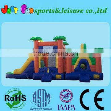 adult inflatable obstacle course, jungle obstacle course inflatable