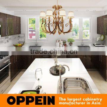New Design Classic Customized Wood Veneer Kitchen Cabinet With HPL Finished photo-6