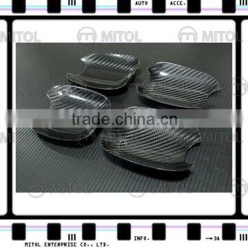 For Subaru WRX 2014- Carbon Fiber Car Door Handle Insert Door Handle Shell
