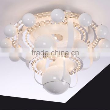 Modern Luxury Balls Glass LED chandelier