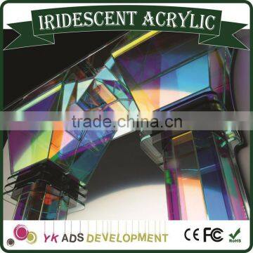 Hot Sale Beautiful Iridescent Acrylic Sheet Fluorescent /iridescent Film Quality Choice photo-4