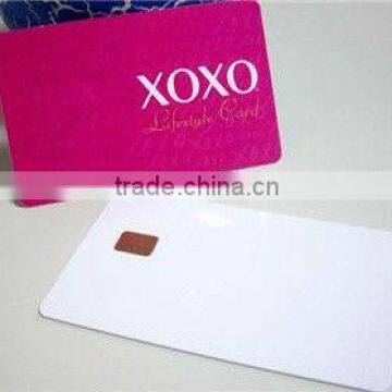 low price customized PVC contact card