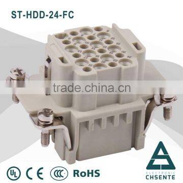 HDD different types of 24 pin electric male female connectors plug & terminal