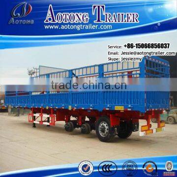 Aotong 3 Axles Fence Stake Semi Trailer for sale