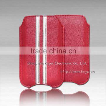 Design Mobile Phone Leather Case For Iphone4