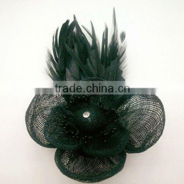 2012 fashion fibre flower hair accessories for Olympic Games