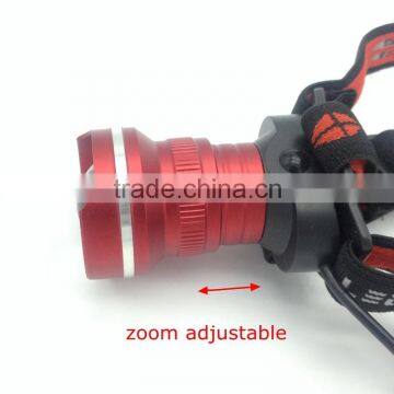 Poppas T85 Xml-t6 10W 3AA Battery Operated Zoom Ultra Bright Headlamp photo-5