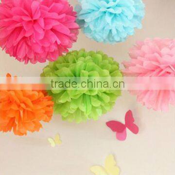 Wholesales Warm Colored Hanging Decorative Flower Paper