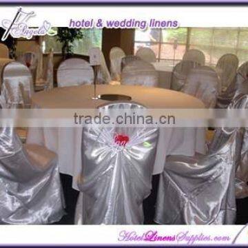 Wholesale Universal Satin Chair Covers, Wholesale Self-tie Satin Chair Covers