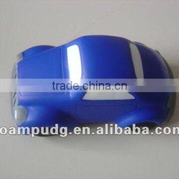 PU stress blue car