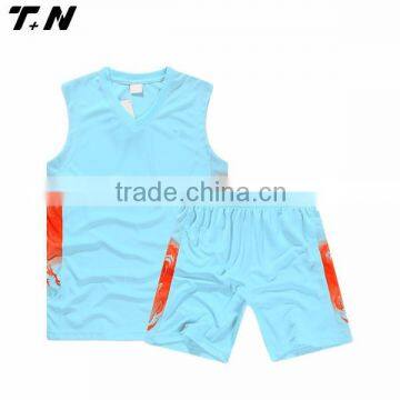 New Style Malaysia Sky Blue Basketball Jersey photo-2