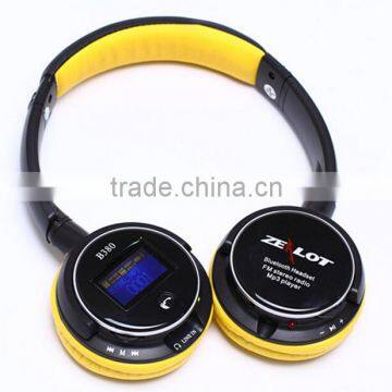 Zealots b380-head style Bluetooth headset stereo