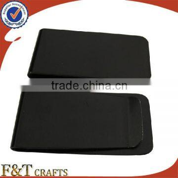 Fashion new style paint matt black metal money clip for your own desgin