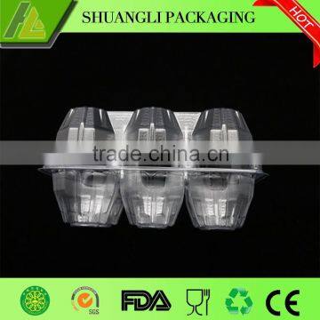 6 Packs Disposable Plastic PVC Egg Trays Transparent photo-6