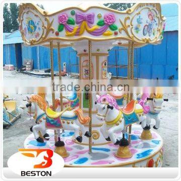 Direct selling ! mini fairground rides small kiddie carousel for sale