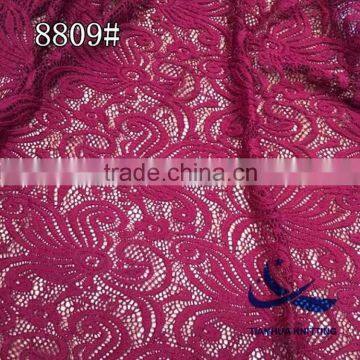 2016 new comming dubai lace fabric 8809