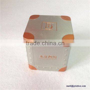 hot sale lepton tea square tin box for packaging