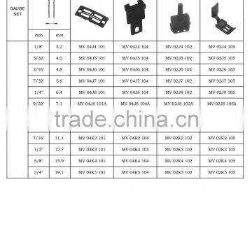 PB-820 gauge set for MITSUBISHI/sewing machine spare parts