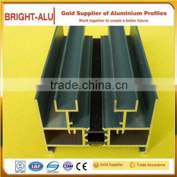 6000 series extruded aluminium optical window sliding door frame manufacturer in China