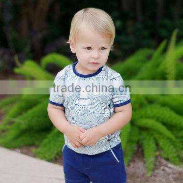 dave bella 2013 summer 100% cotton printed baby T-shirt babi outwear baby clothes DB150                        
                                                Quality Choice