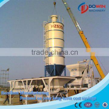 Fixed Skip Type Low Cost Concrete Batching Plant with 35 cubic meters