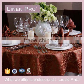 LinenPro 100% Spun Polyester Table Cloth Restaurant Table Linen