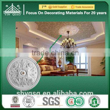 Popular Design Plaster of Paris Textured Medallion Moulding