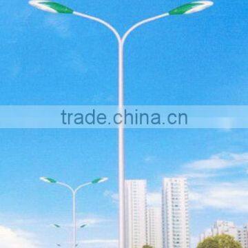 6m double arm street light/lamp pole