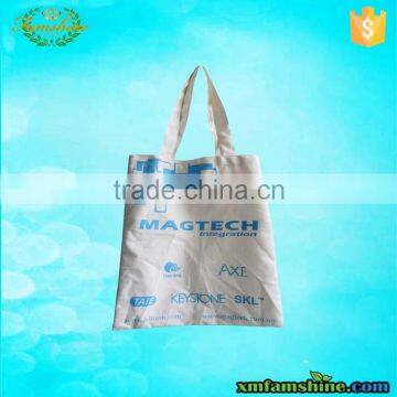 customized natural plain white cotton bag