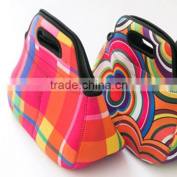 waterproof food carry bag neoprene cooler lunch case,